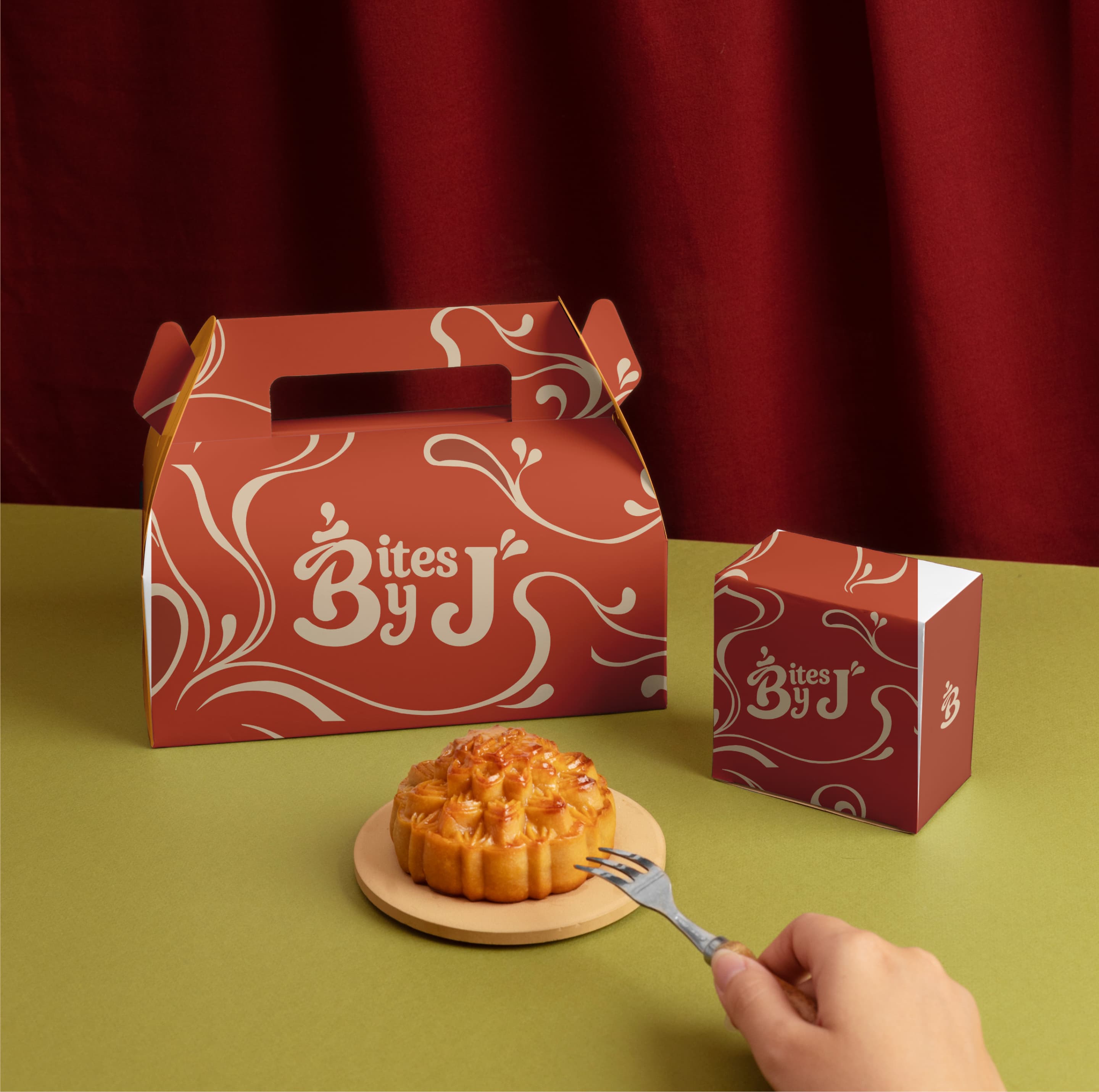 Bite by J brand mockup