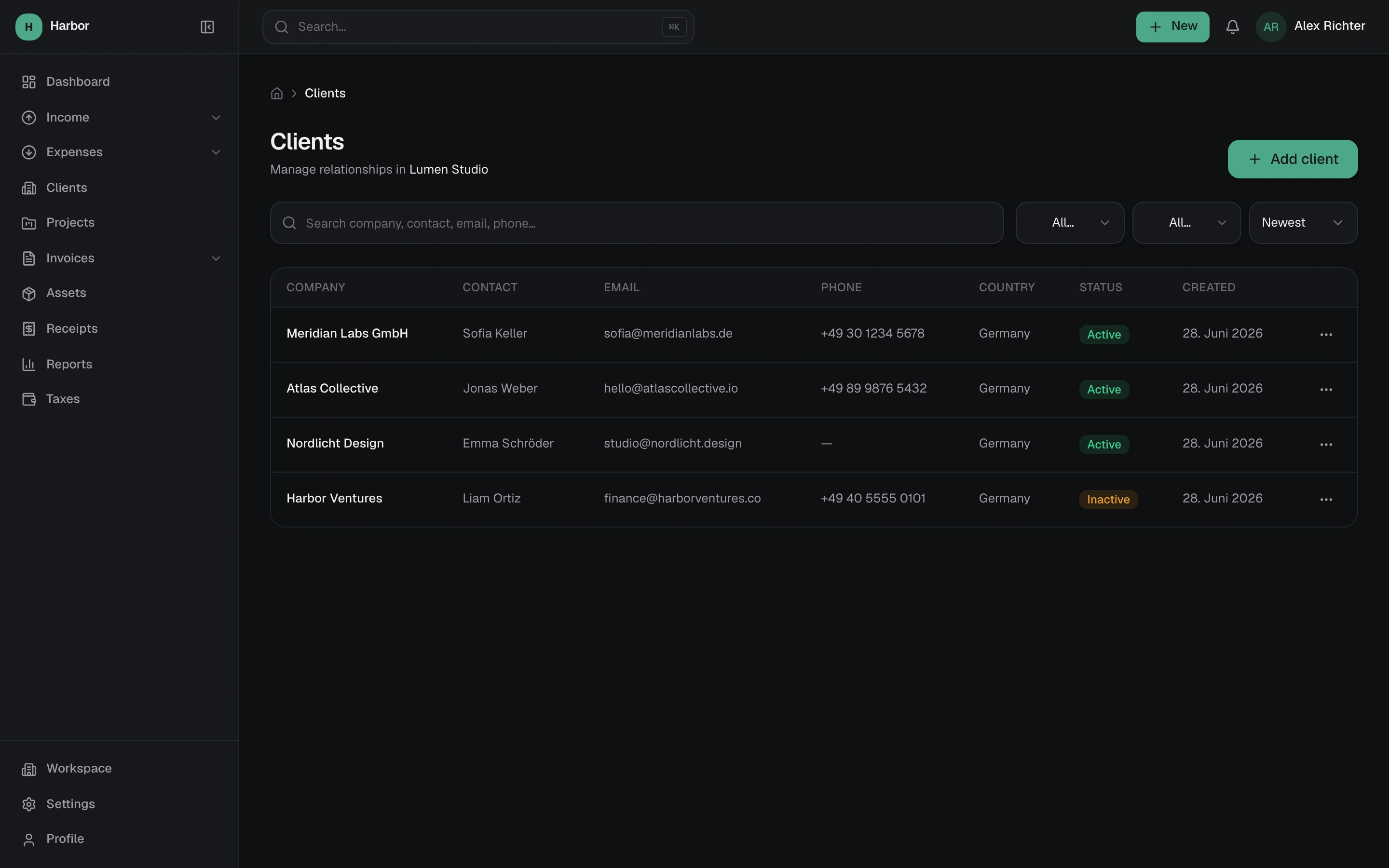 Clients module