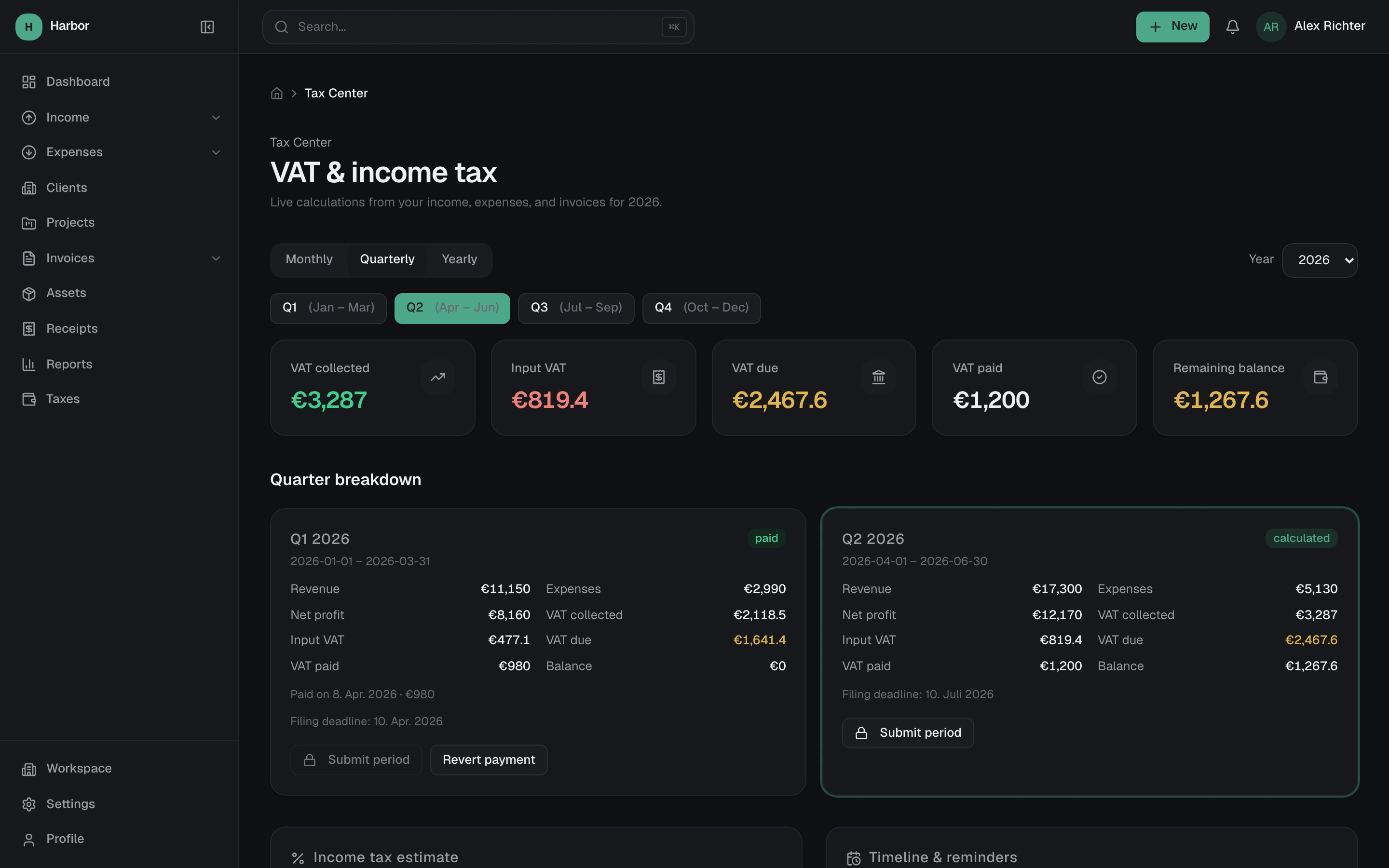Tax module